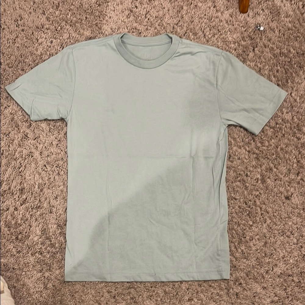 Plain Light Gray Men's T-Shirt